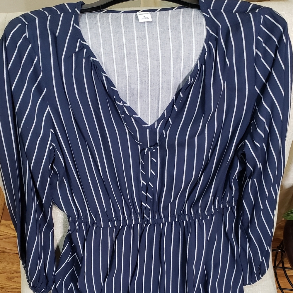 A striped dress